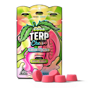 Terp Chews Sour Guava Gummies